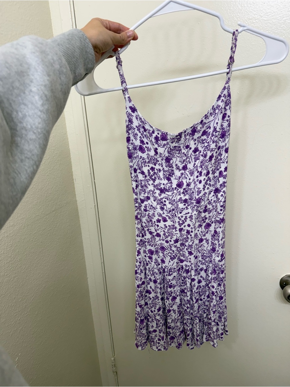 Purple Floral Dress